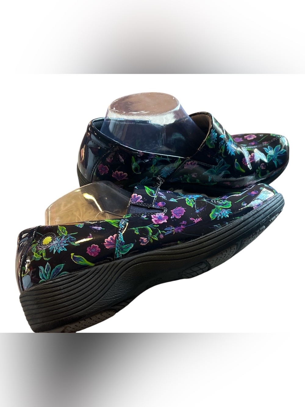 Dansko Work Wonders Womens 33 (US 8) Slip-On Clogs Floral Slip Resistant NICE - Picture 6 of 7